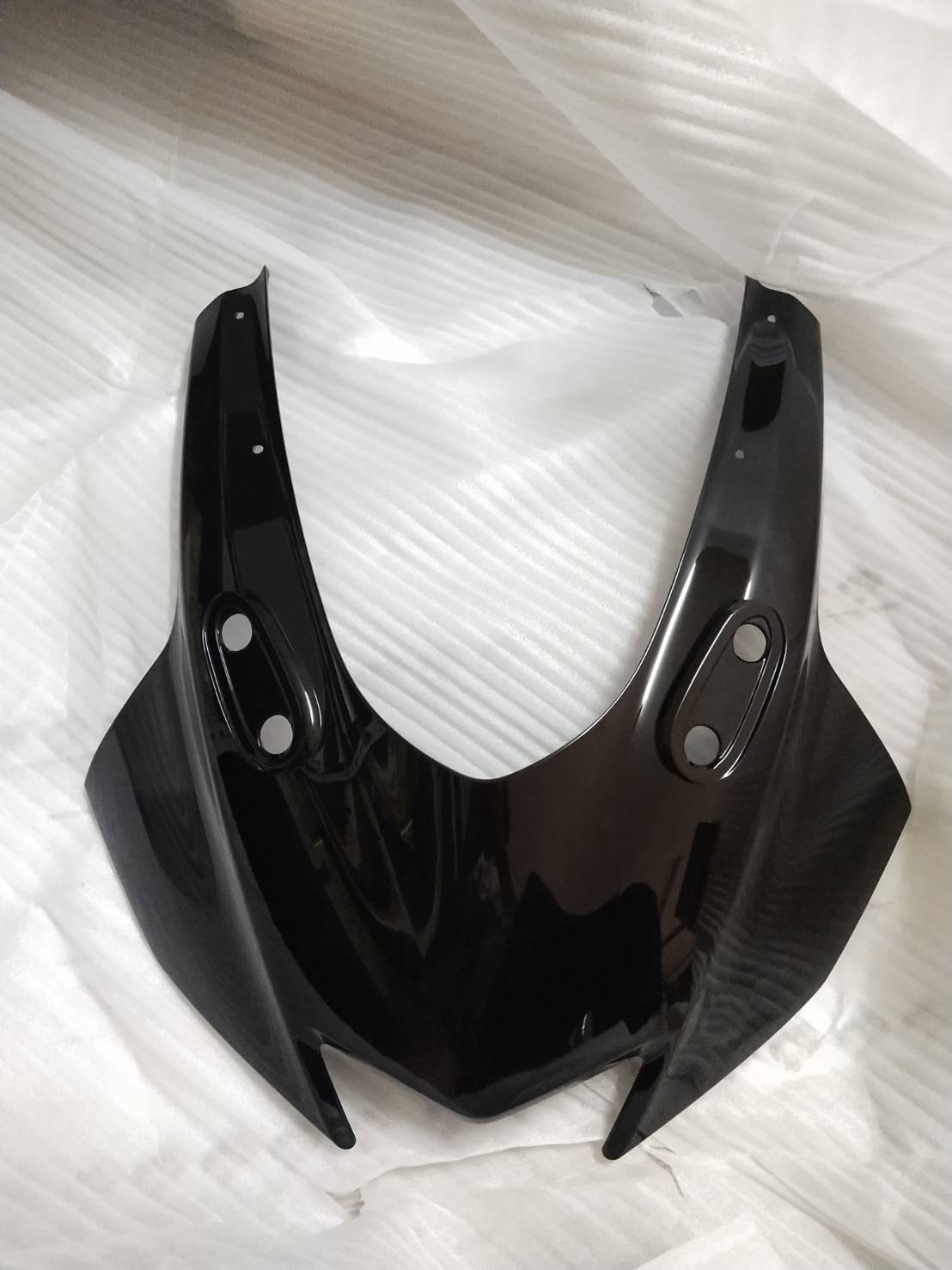ฝาครอบไฟหน้าสีดำเงา(0903,SMX) YZF155 R15 ALL NEW 2018 อะไหล่แท้ YAMAHA BK6-F8351-00-P3