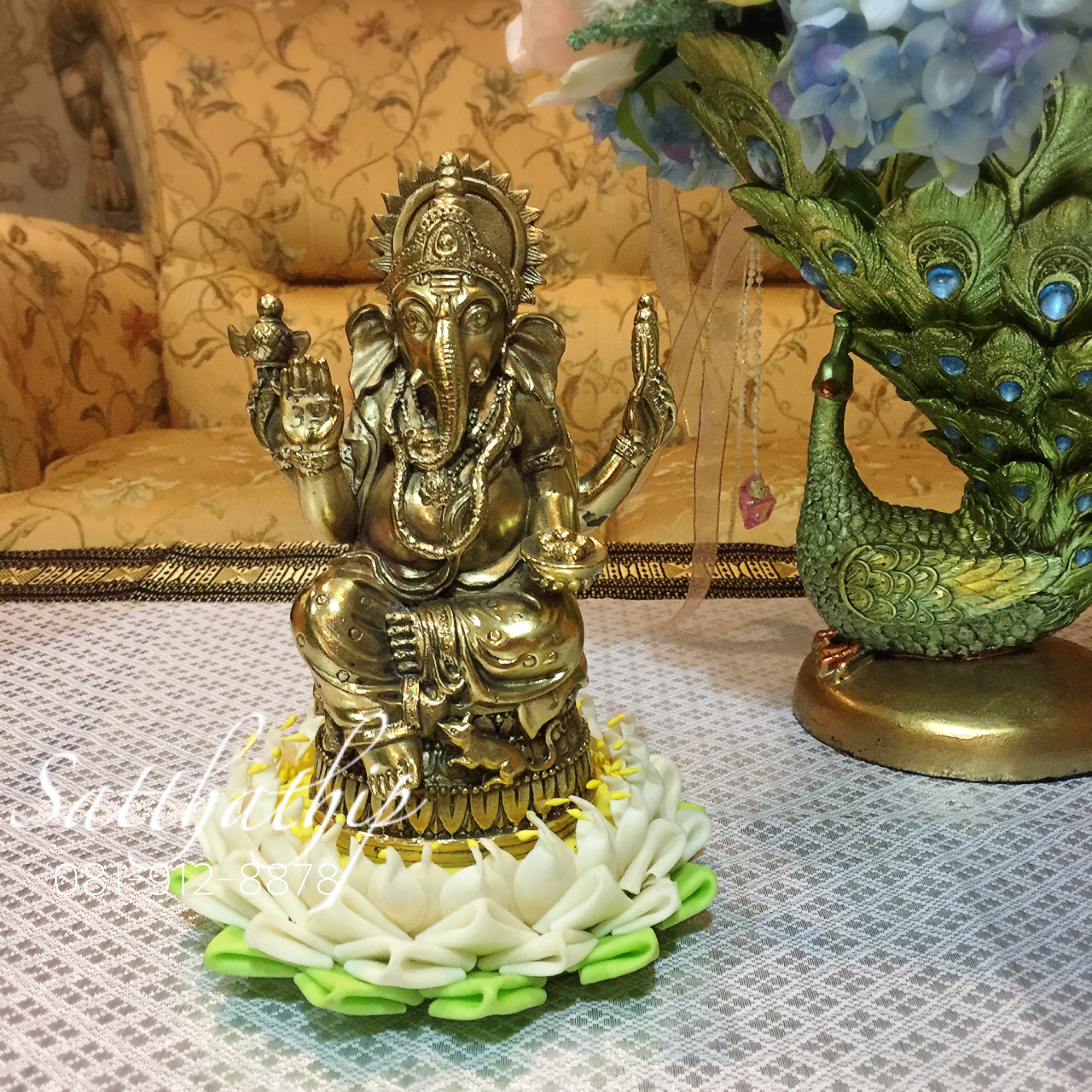 พระพิฆเณศ ปางสัมปทายะคเณศ (ทองเหลือง) - Ganesha: Lord of Success