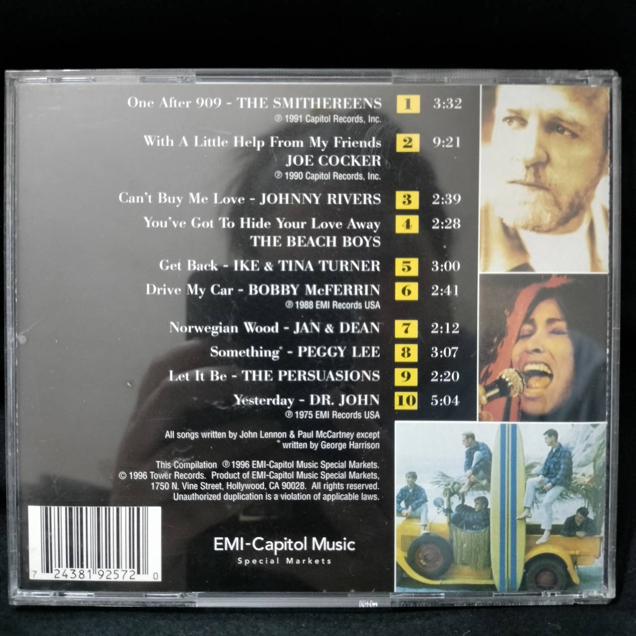 Various – A Tower Records Tribute To The Beatles / USA / แผ่นดี