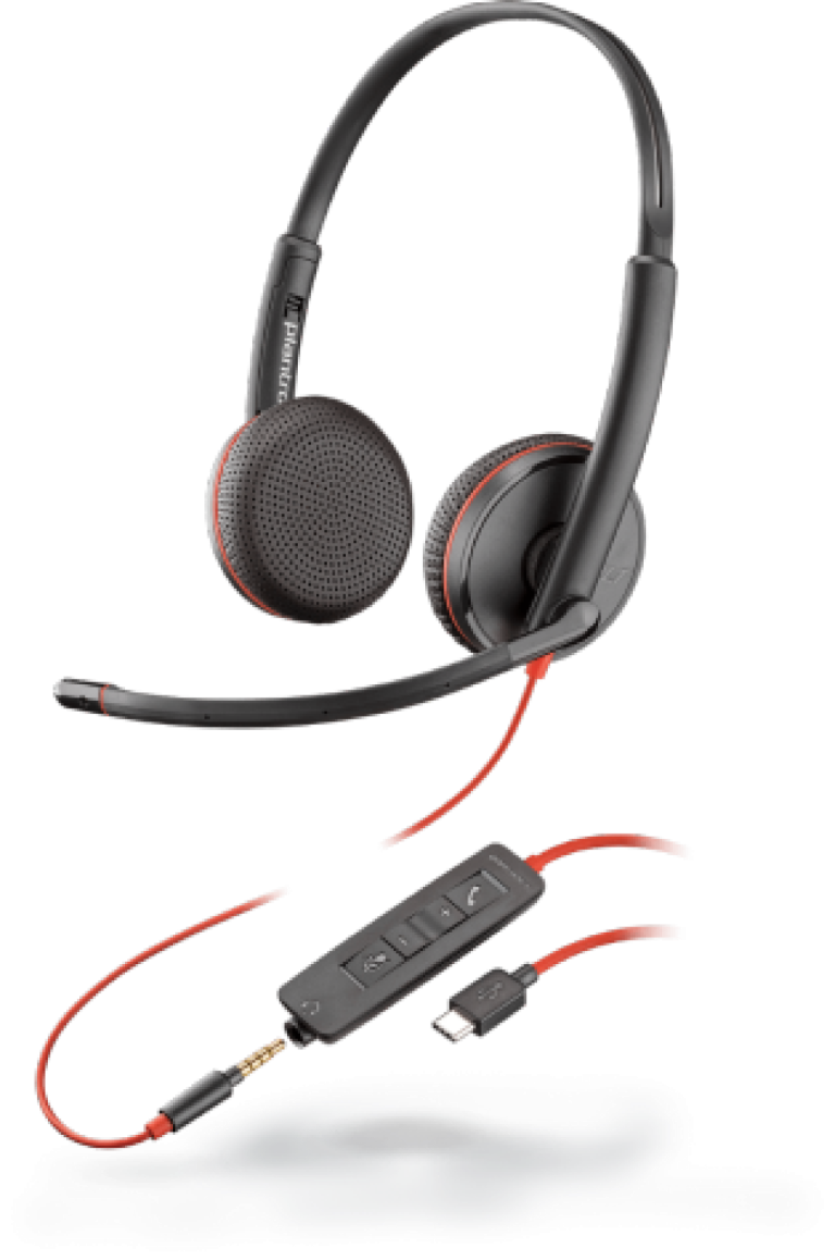 POLY BLACKWIRE 3220 STEREO USB-C HEADSET