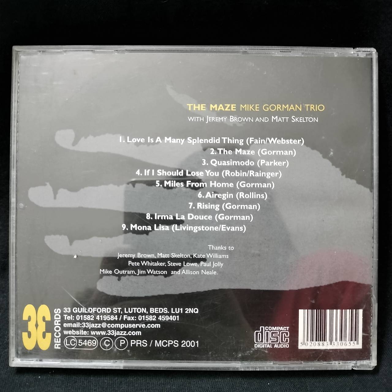 Mike Gorman Trio – The Maze / ไม่ระบุ / แผ่นดี