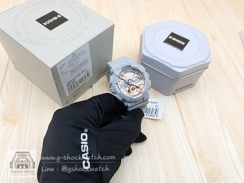 CASIO G-SHOCK MINI นาฬิกาข้อมือ นาฬิกากันน้ำ นาฬิกาของแท้ ประกันศูนย์ CMG 1 ปี รุ่น GMA-S120MF-8A