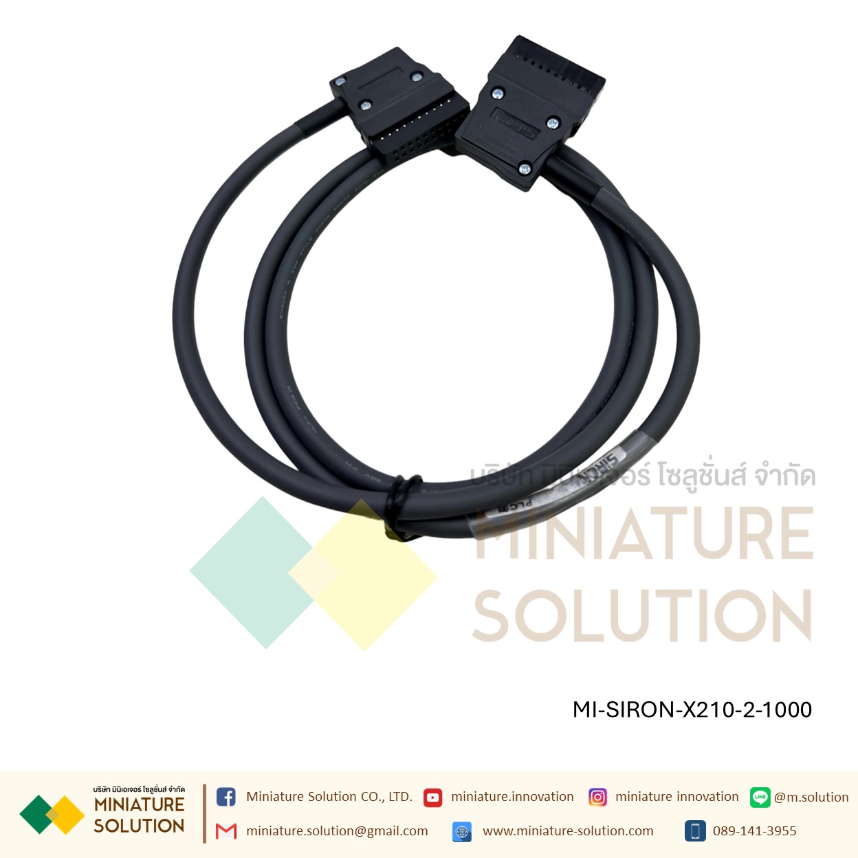 SIRON X210 สายเชื่อมต่อกับ T001 T022 กับ PLC CJ1W FX1NC FX2NC MITSUBISHI/Q SERIES QX41/42
