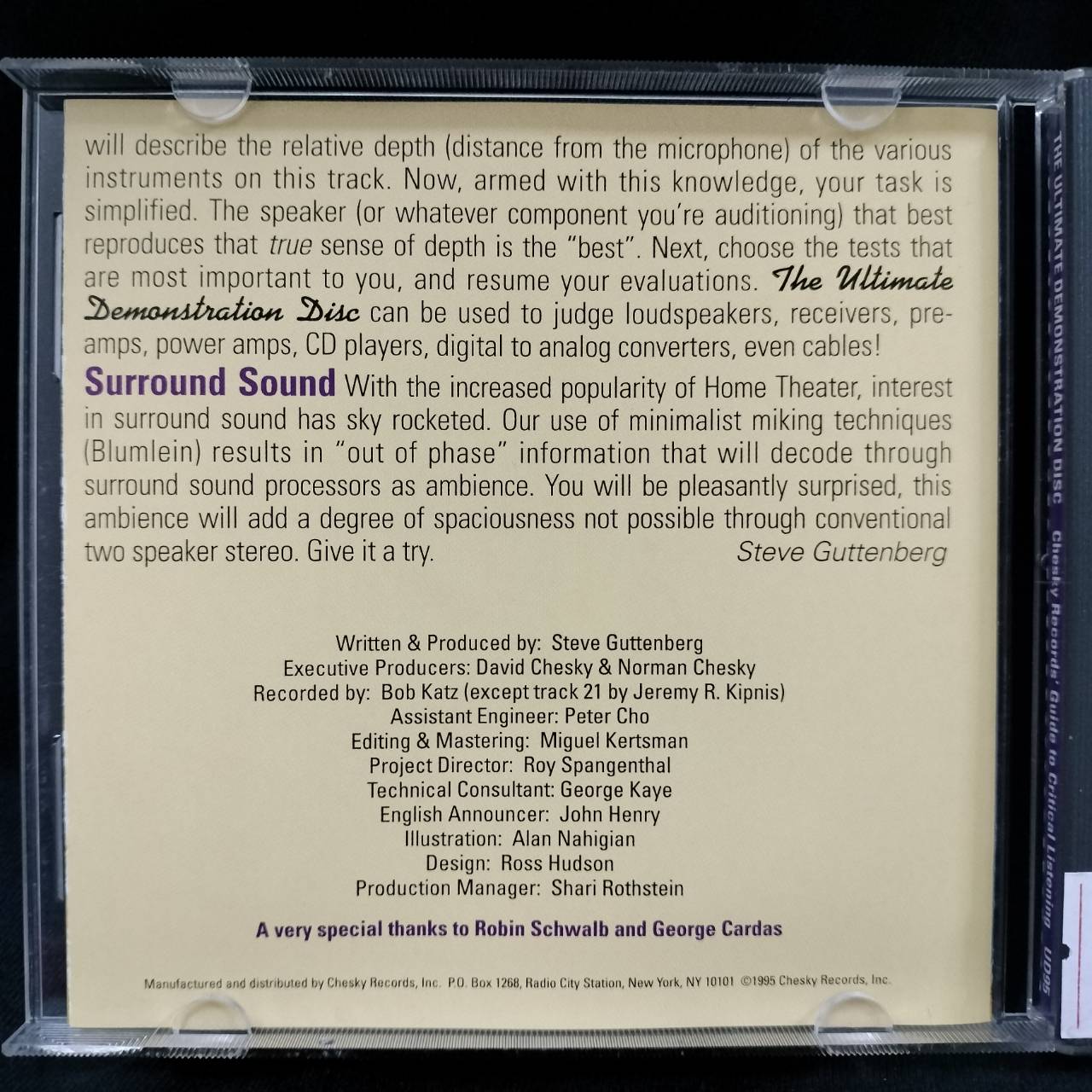 Various – The Ultimate Demonstration Disc (ภาคภาษาไทย) / แผ่นดี