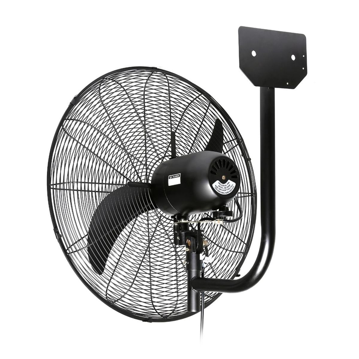 พัดลมติดผนัง 24 นิ้ว ดำ มิร่า MC-243W