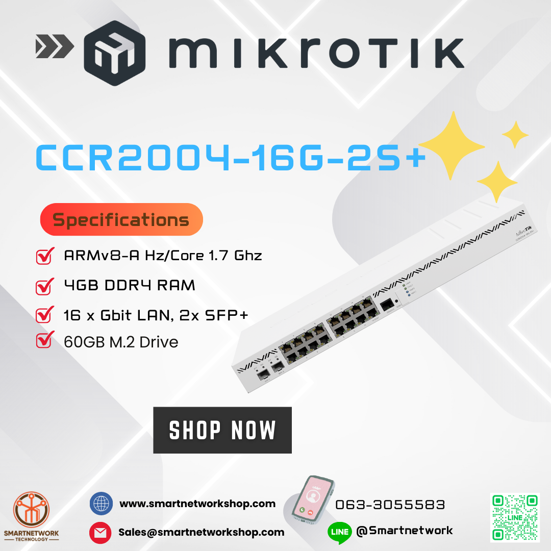 Mikrotik CCR2004-16G-2S+