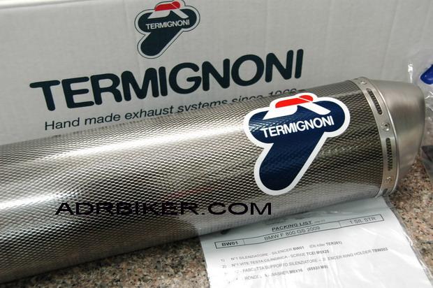 ท่อ TERMIGNONI SLIP-ON สำหรับ F800GS (For Exhibition only)