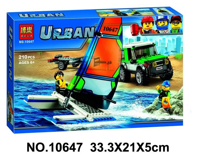 เลโก้จีน Bela.10647 ชุด 4x4 with Catamaran