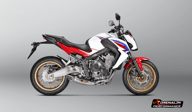 ท่อ Akrapovic full system (Titanium) ปลาย 4 รู สำหรับ CB650 R 2019+ (for exhibition only)