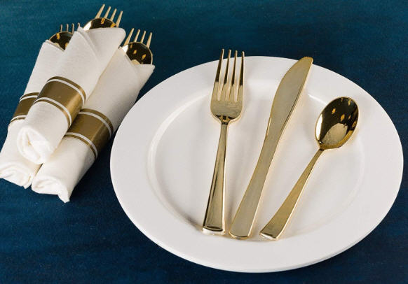 ชุดช้อนส้อมมีด,ชุดช้อนส้อมมีดพลาสติก,ใช้แล้วทิ้ง