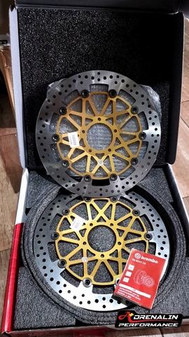 จานเบรคหน้า brembo HP supersport สำหรับ Hyper 950
