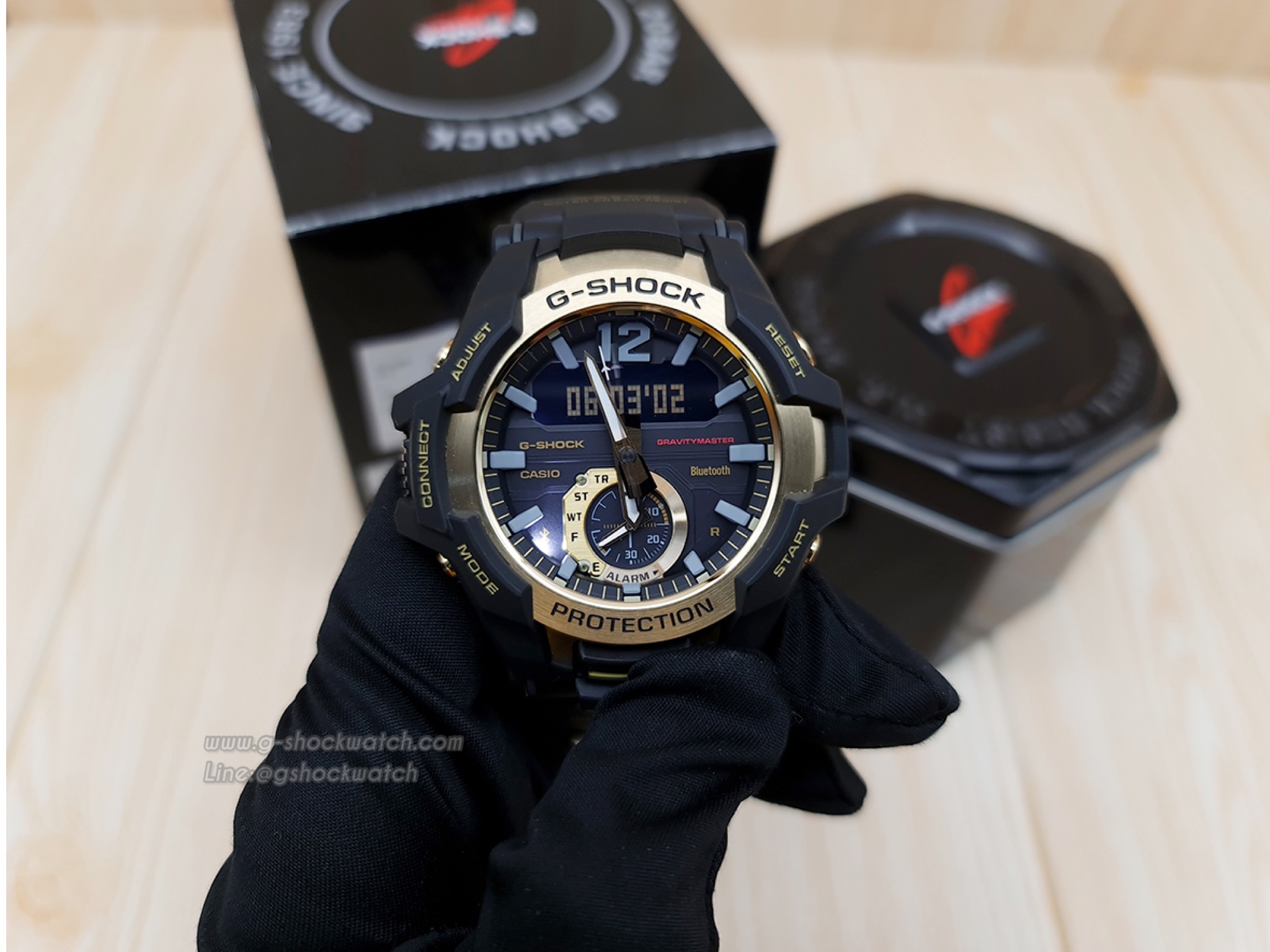 CASIO G-SHOCK นาฬิกาข้อมือ นาฬิกากันน้ำ นาฬิกาของแท้ ประกันศูนย์ CMG 1 ปี รุ่น GR-B100GB-1A