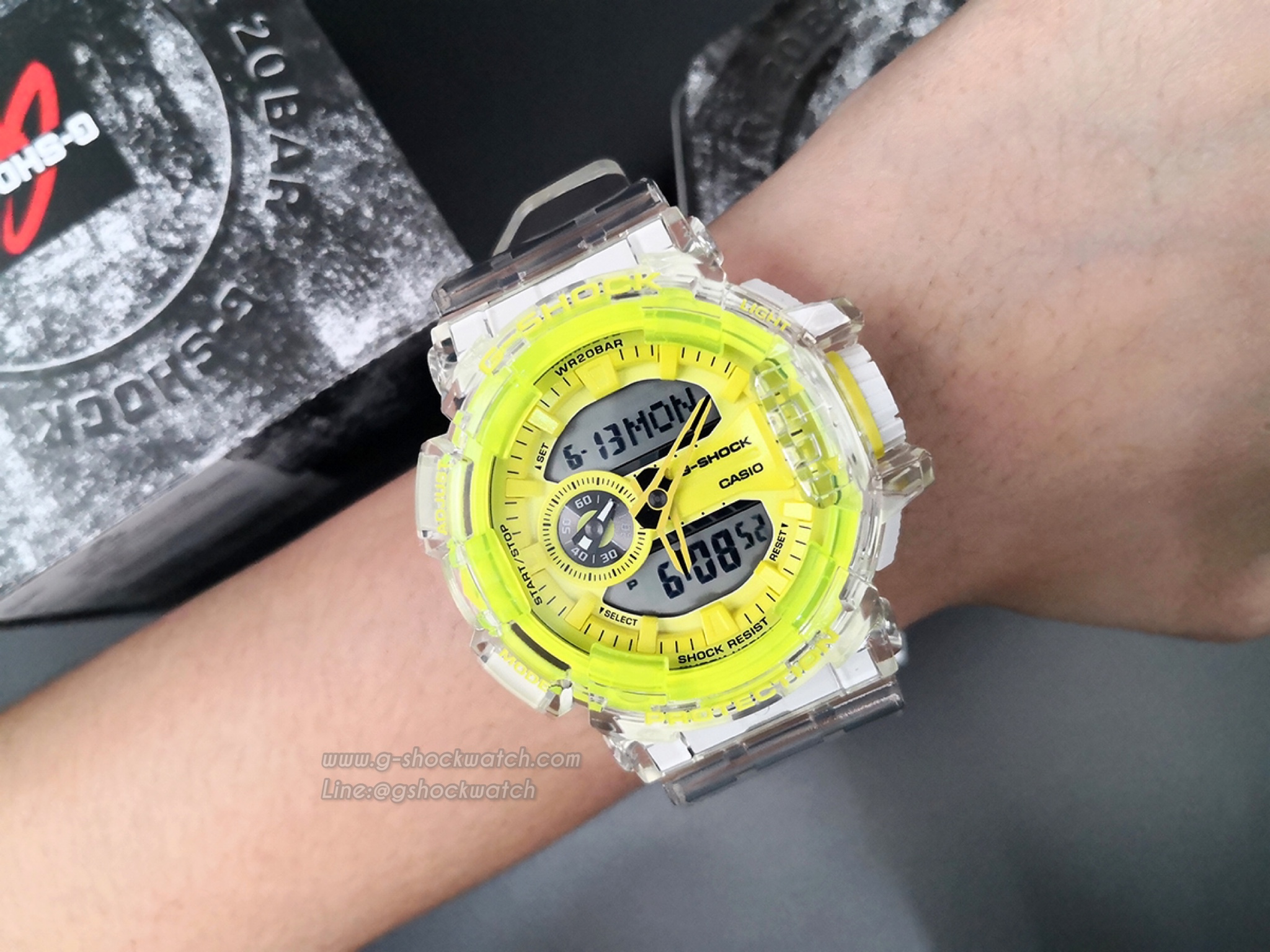 CASIO G-SHOCK นาฬิกาข้อมือ นาฬิกากันน้ำ นาฬิกาของแท้ ประกันศูนย์ CMG 1 ปี รุ่น GA-400SK-1A9