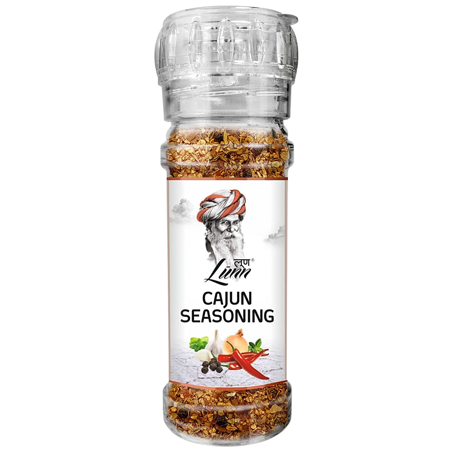 Lunn Cajun Seasoning 55 g. ลุนน์ ผงปรุงรสเคจัน 55 กรัม (05-9005)