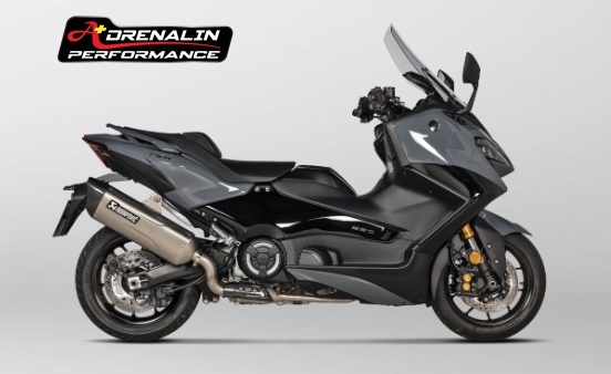 ท่อ Akrapovic full ไทเทเนียม ปลายทรงดาบ สำหรับ Tmax 560 2021+ (For Exhibition only)