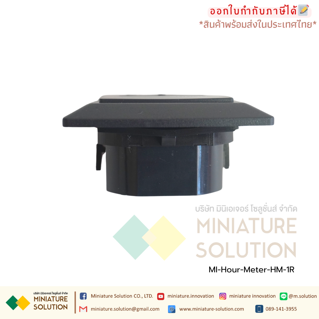 BERM Hour Meter เครื่องนับชั่วโมงการทำงาน Hourmeter Gauge ดิจิตอล อนาล็อก 220VAC (HM-1 / 1R / 1BIG / 2R / D48)