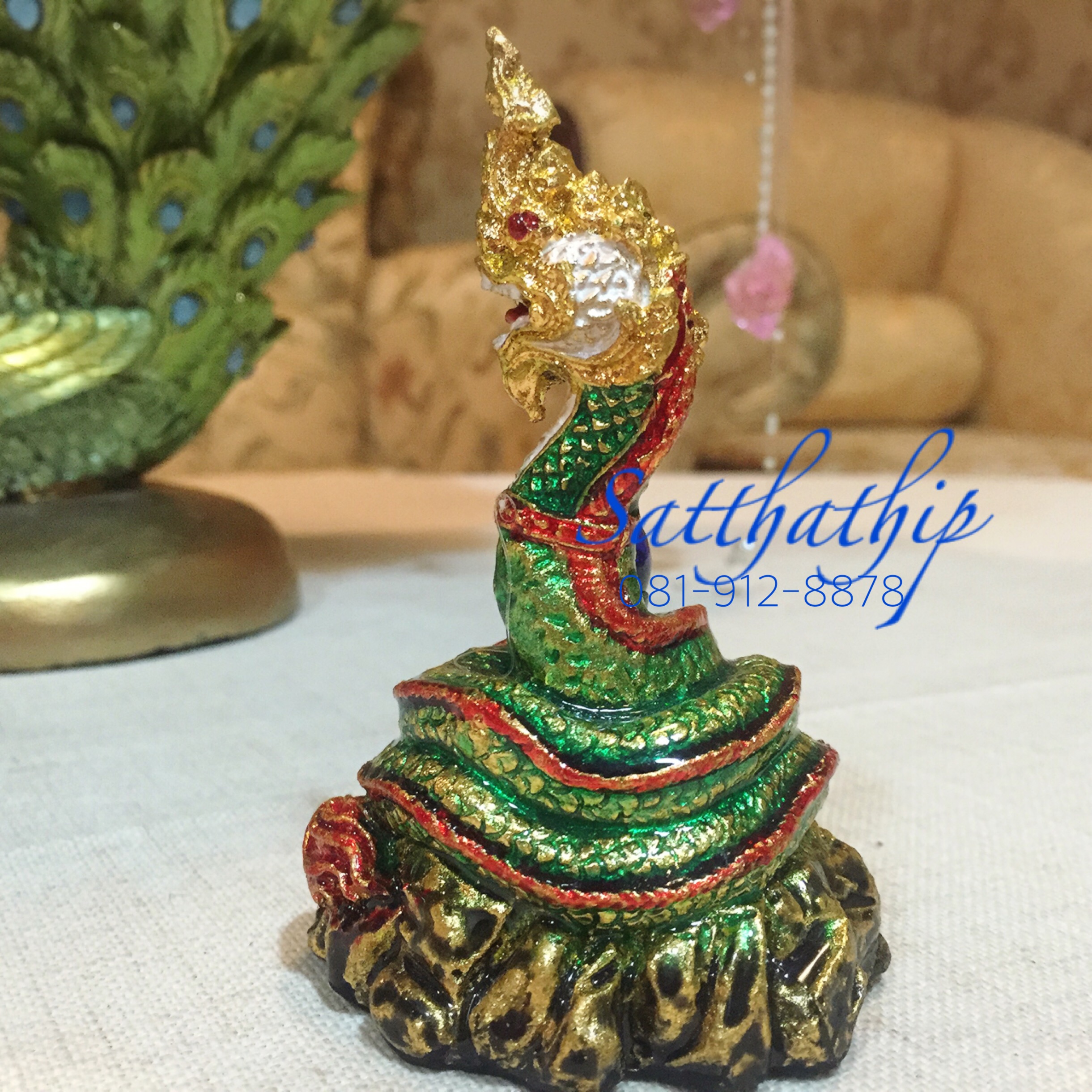 พญานาค (เซรามิก ลงสี) - Nāga