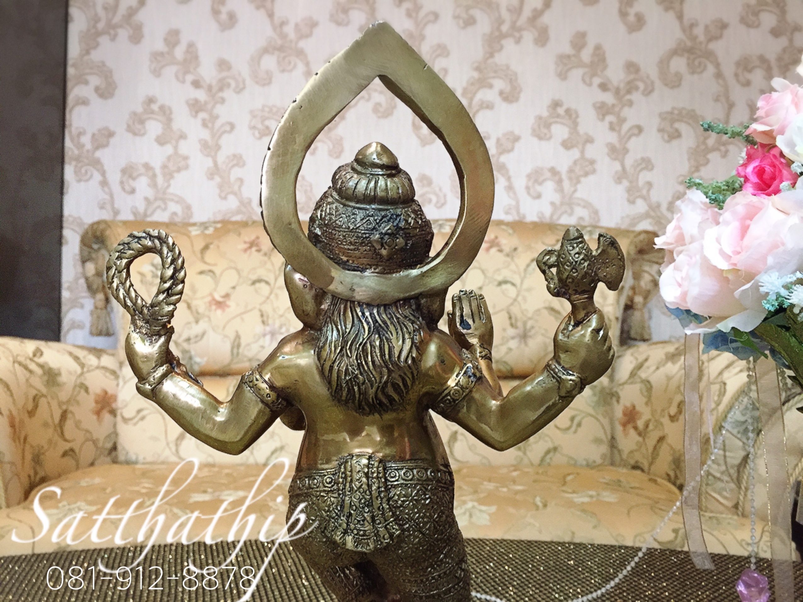 พระพิฆเนศ ปางพระนฤตยะ คณปติ/พระพิฆเนศ ปางร่ายรำ (ทองเหลือง) - Ganesha: Lord of Success