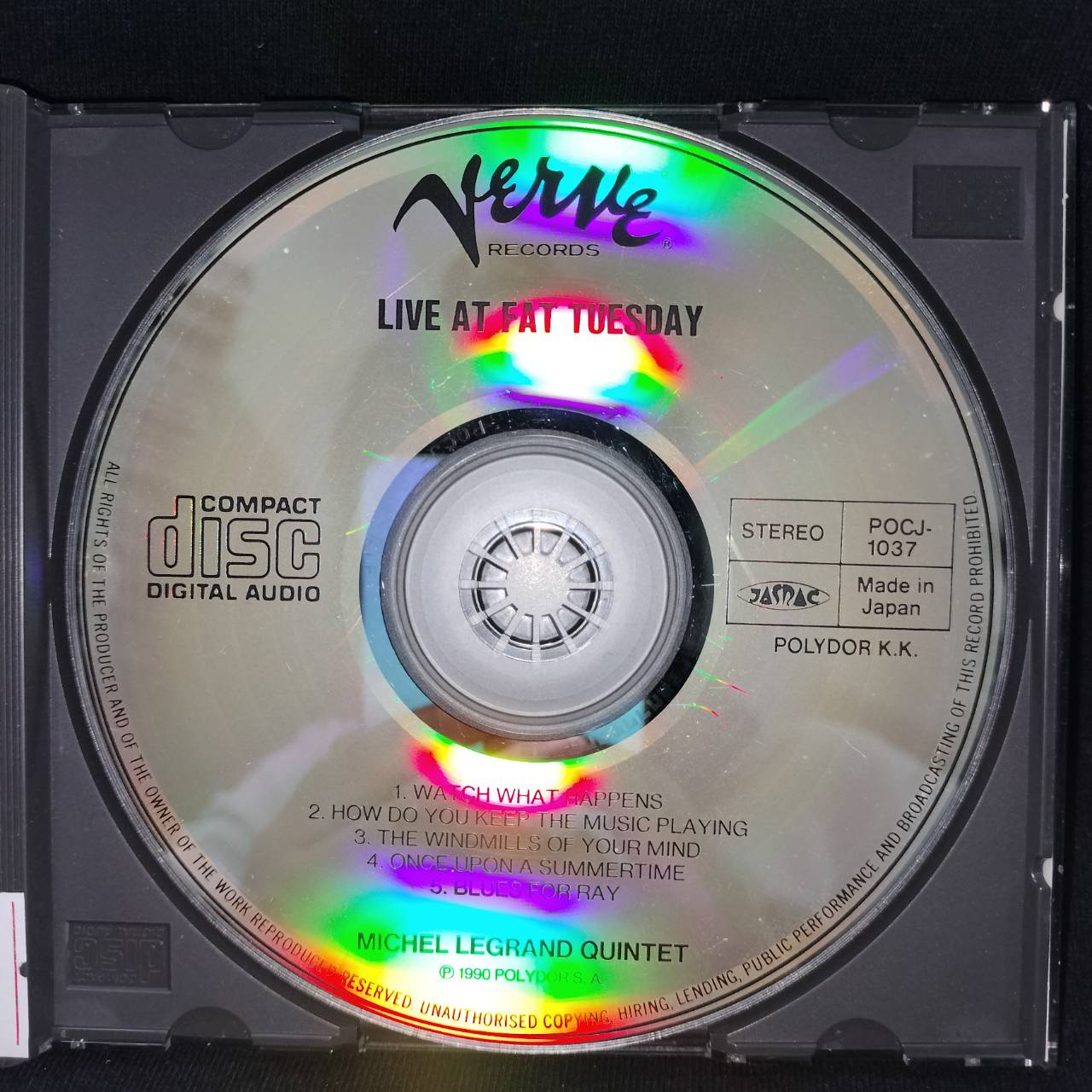 Michel Legrand – Live At Fat Tuesday's / JAPAN / มีรอยบ้าง