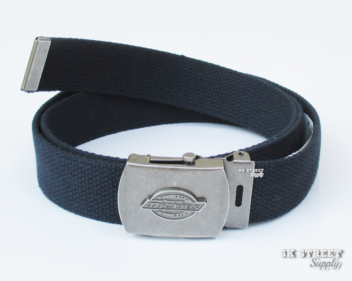 Dickies 2 Pack Cotton Web Belt, Tan/Navy (แพ็คคู่)