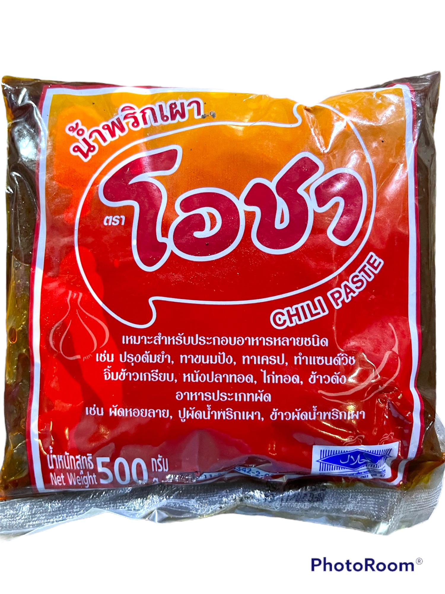 น้ำพริกเผา ตราโอชา ขนาด 500 กรัม (05-2464)