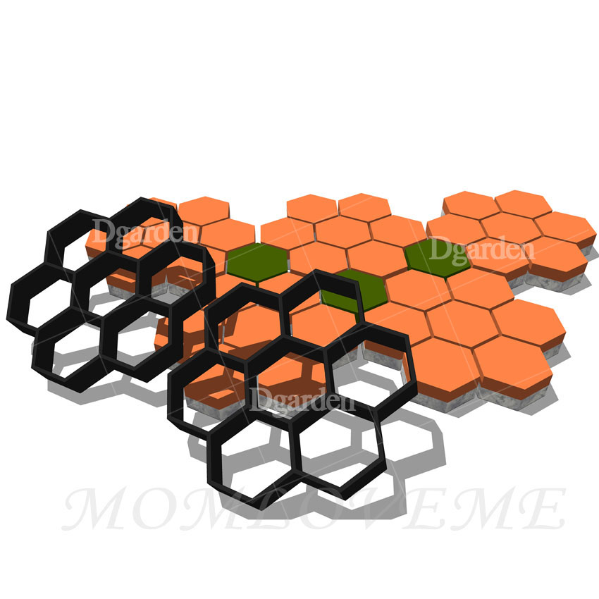 แม่พิมพ์ทางเดิน ลายรังผึ้ง D5