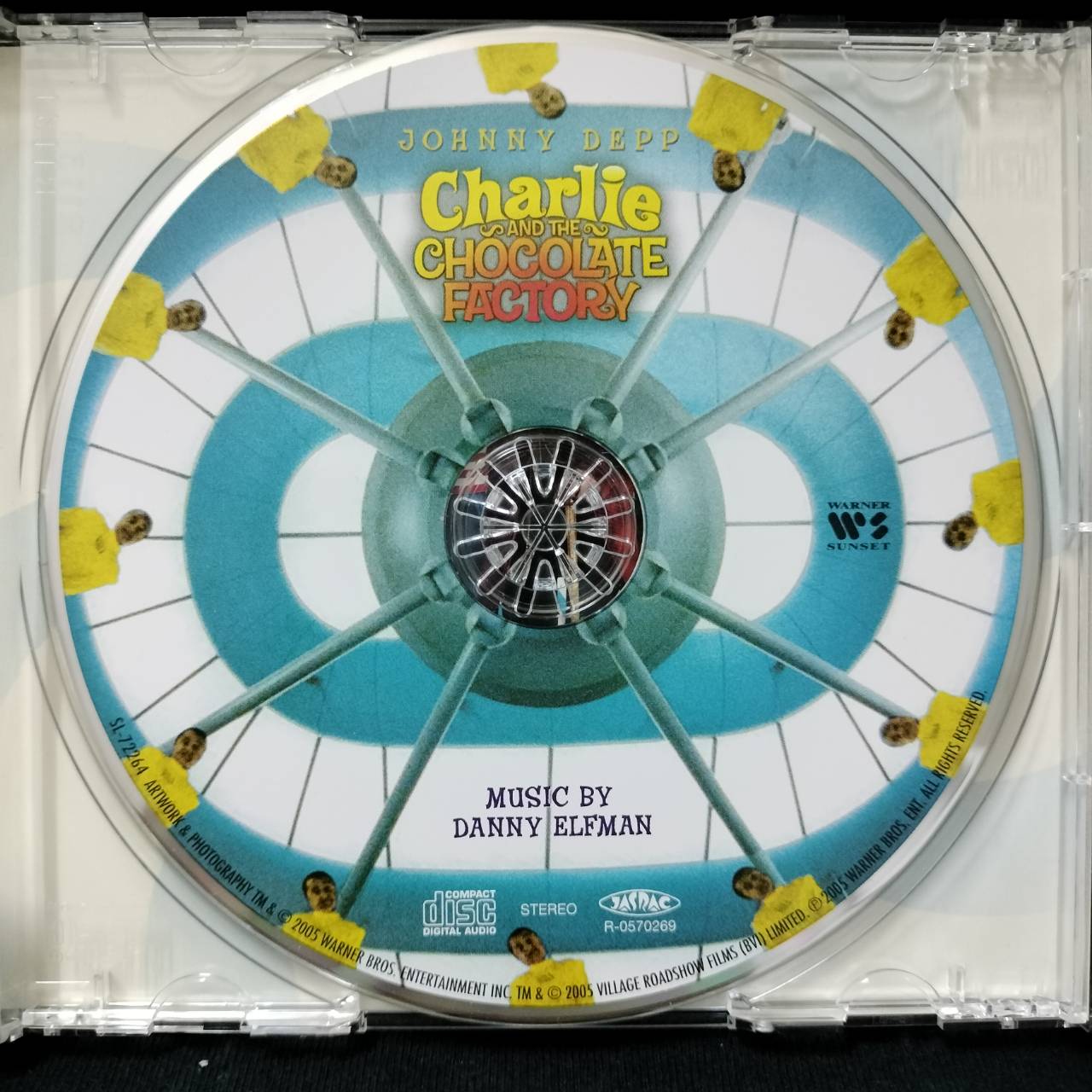 Danny Elfman – Charlie And The Chocolate Factory (Music From The Motion Picture) / ไม่ระบุ / มีรอยบ้าง / มี Obi