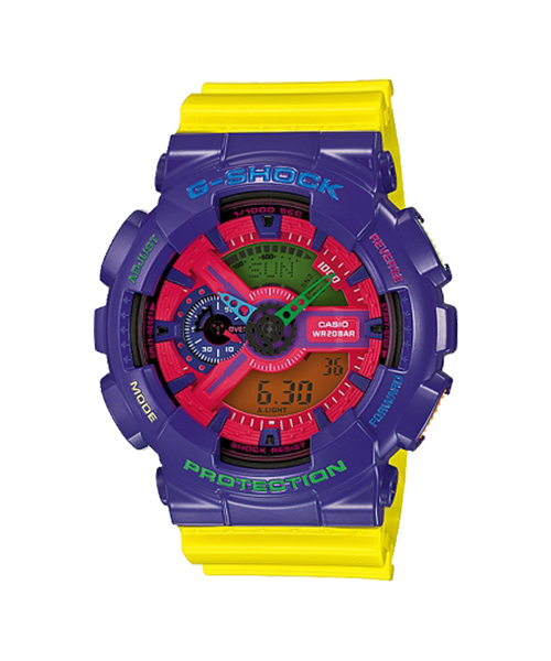 CASIO G-SHOCK นาฬิกาข้อมือ นาฬิกากันน้ำ นาฬิกาของแท้ ประกันศูนย์ CMG 1 ปี รุ่น GA-110HC-6A