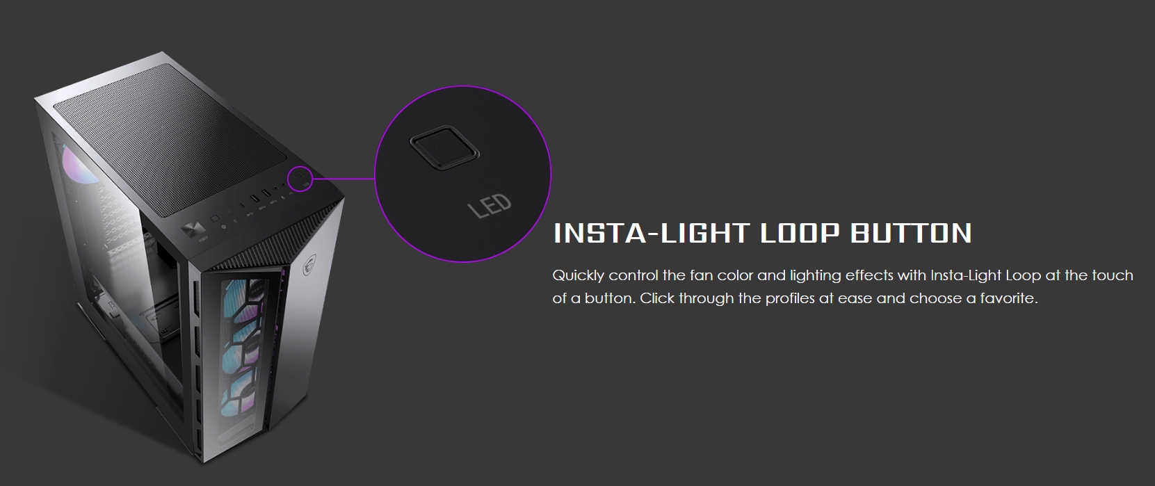 ATX CASE MSI MPG GUNGNIR 110R