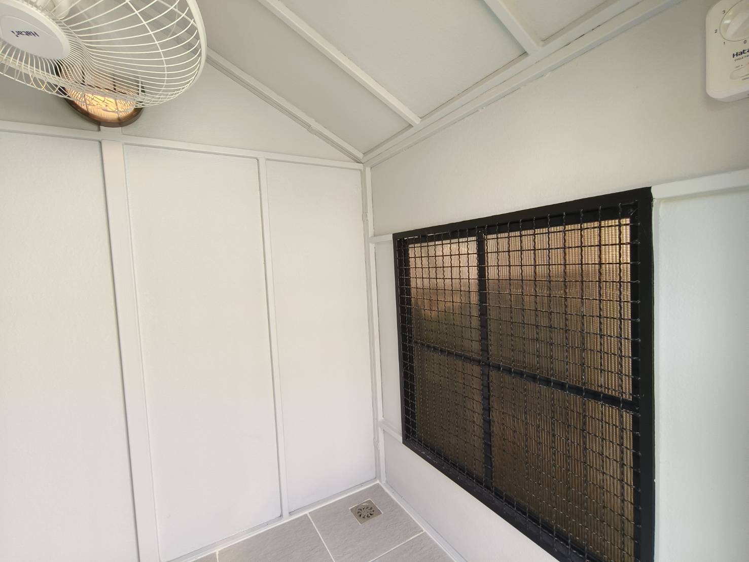 บ้านหมา ติดพัดลม มีมุ้งลวด + ตะแกรงเหล็ก แบบบ้าน 𝑵𝒐𝒓𝒅𝒊𝒄 𝒔𝒕𝒚𝒍𝒆🏡🤎