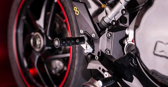 LighTech- เกียร์โยง (Rearsets) สำหรับ ZX10R 2011+
