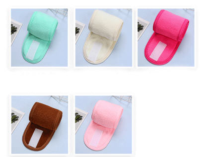 ผ้าขนหนูคาดผม,ที่คาดศีรษะ,ผ้าขนหนู,ปักโลโก้