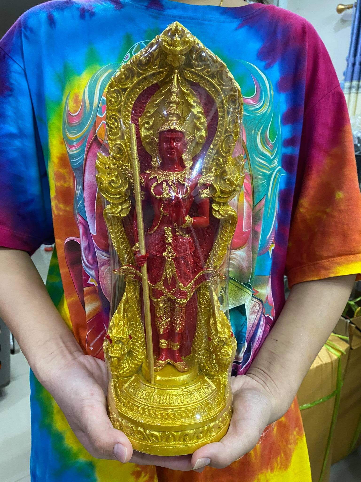 พระสยามเทวาธิราช สูง 14 นิ้ว