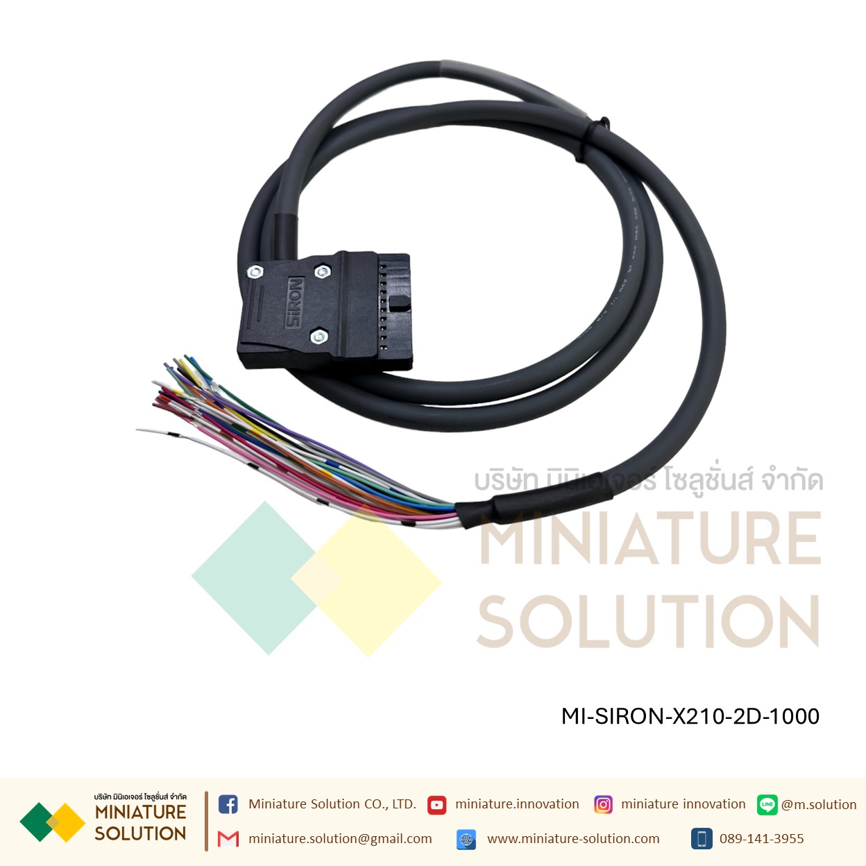 SIRON X210 สายเชื่อมต่อกับ T001 T022 กับ PLC CJ1W FX1NC FX2NC MITSUBISHI/Q SERIES QX41/42