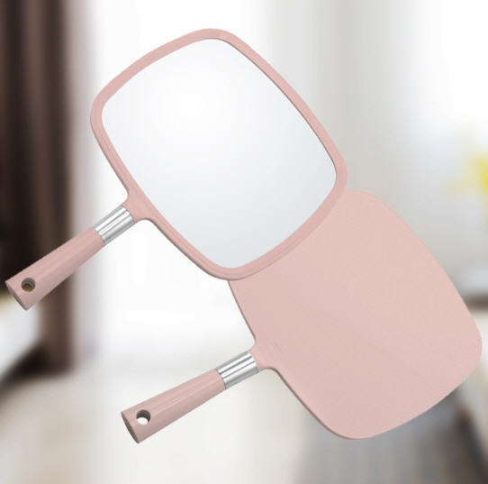 กระจกด้ามจับ,กระจกด้ามจับสกรีนโลโก้,กระจก,กระจกพกพาขนาดใหญ่,ขนาด228*337mm