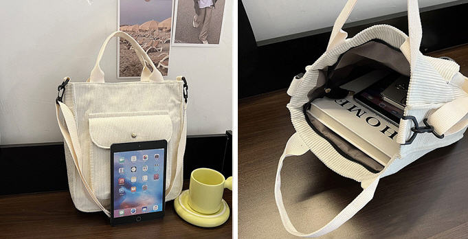 กระเป๋าผ้าลูกฟูก