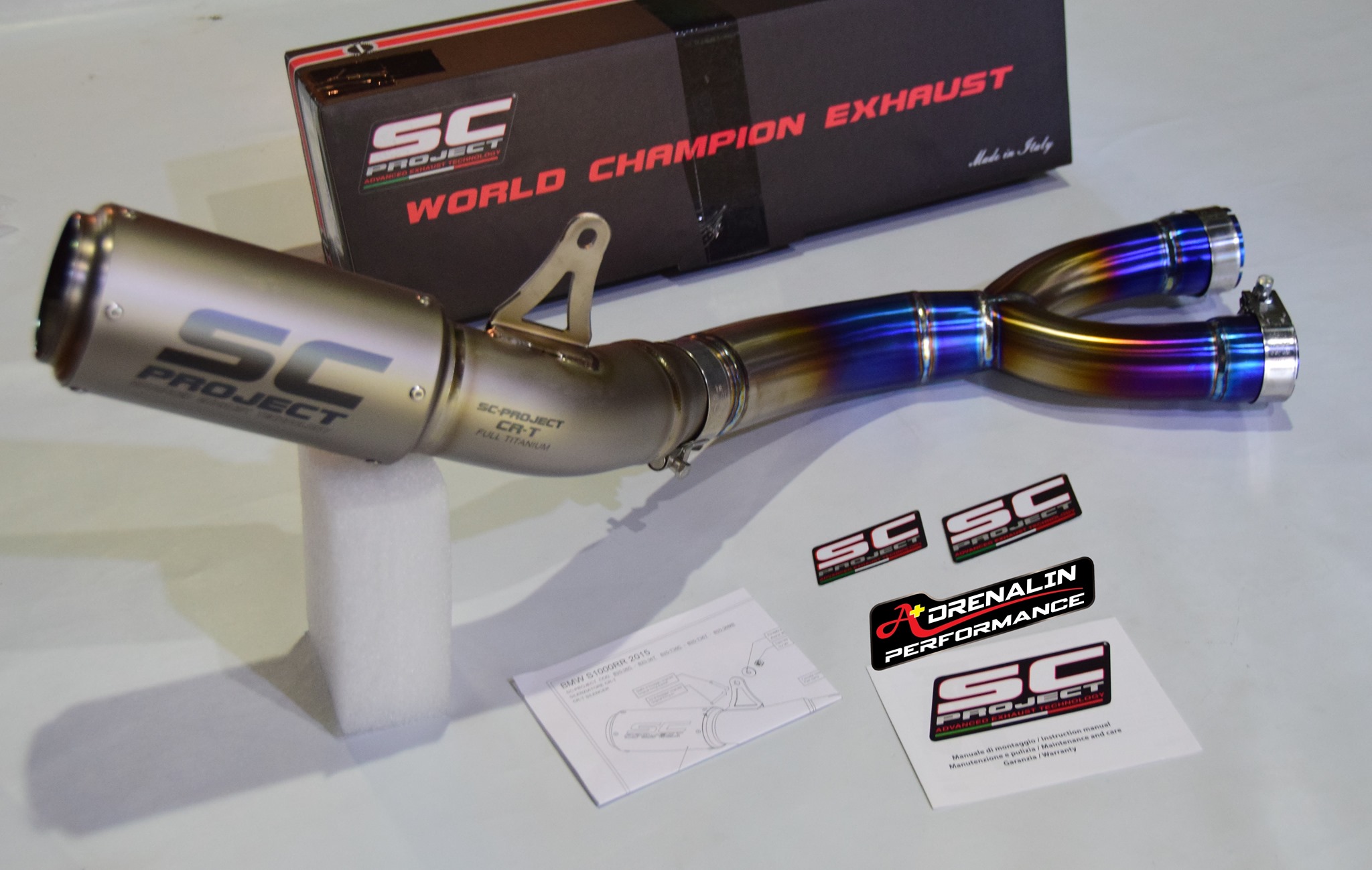 ท่อ SC Project Slip-on CR-T Silencer สำหรับ S1000RR ปี 2015ขึ้นไป (For Exhibition only)