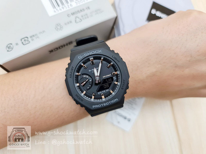 CASIO G-SHOCK นาฬิกาข้อมือ นาฬิกากันน้ำ นาฬิกาของแท้ ประกันศูนย์ CMG 1 ปี รุ่น GMA-S2100-1A