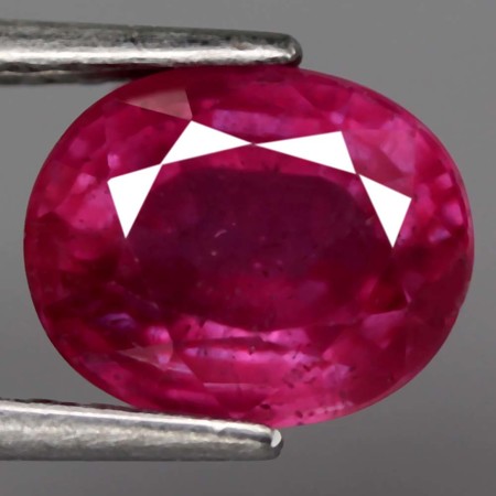 พลอยทับทิม (Ruby) 2.60 สีแดงชมพู