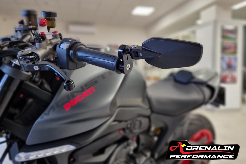 กระจกปลายแฮนด์ cnc racing รุ่น Evo ทรง arrow พับได้ ใส่รถได้ทุกรุ่น ราคาคู่ละ