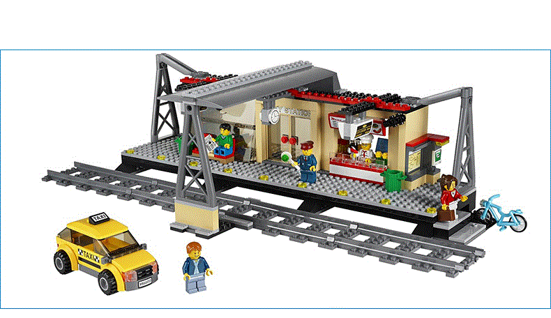 เลโก้จีน LEPIN.02015 ชุด Train Station