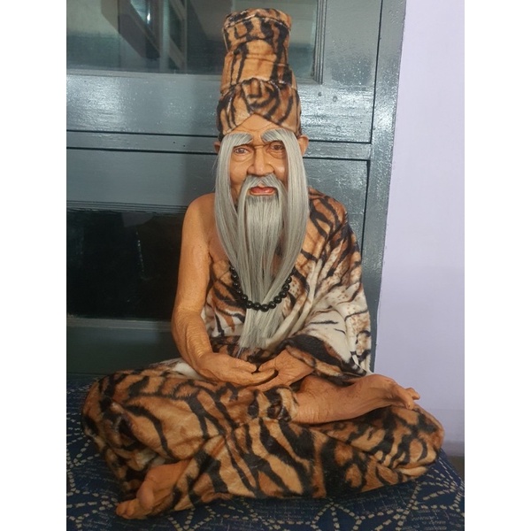 ปู่ฤาษี นารอด นาคราช ตาไฟ เดินดง หน้าตัก 12 นิ้ว เนื้อไฟเบอร์กลาส