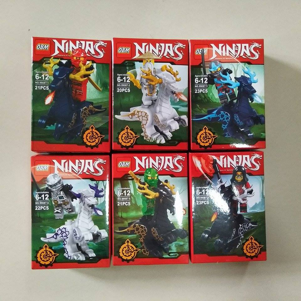 เลโก้จีน OBM.99087 ชุด Ninja Go Movie ขี่มังกร