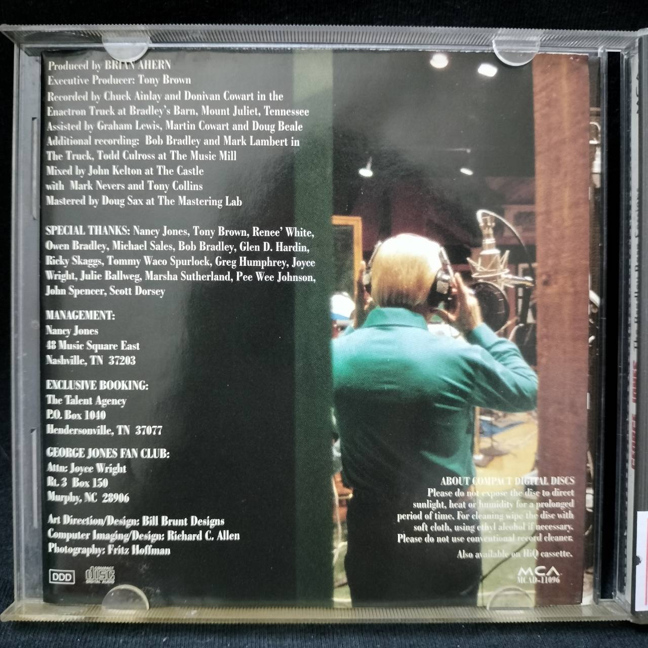 George Jones – The Bradley Barn Sessions / USA / ปกเจาะ / แผ่นดี