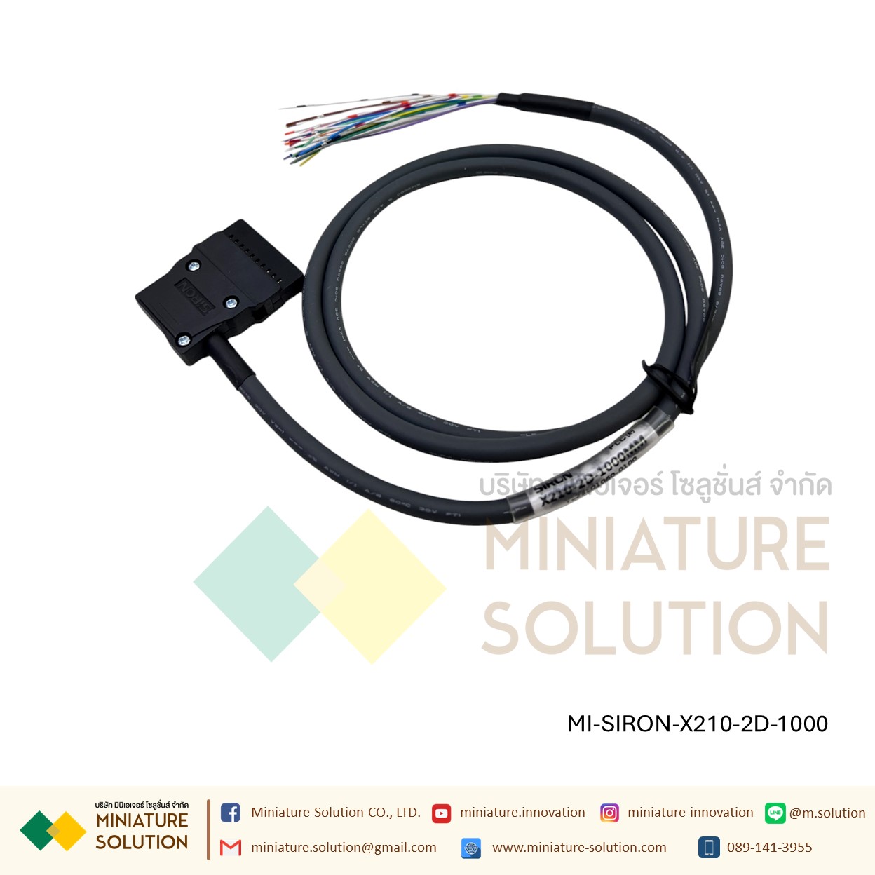 SIRON X210 สายเชื่อมต่อกับ T001 T022 กับ PLC CJ1W FX1NC FX2NC MITSUBISHI/Q SERIES QX41/42