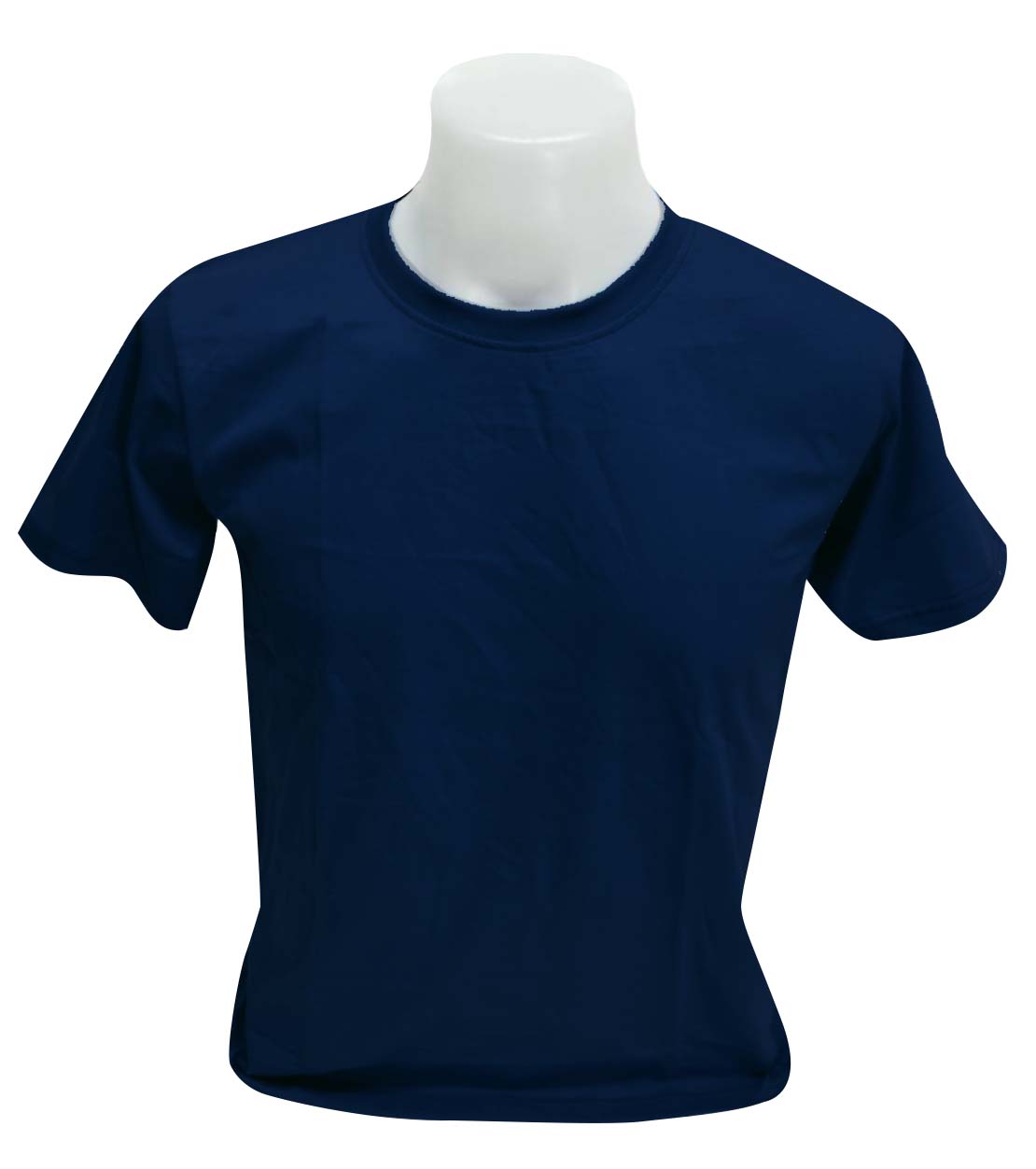 เสื้อยืดคอกลมสีกรม