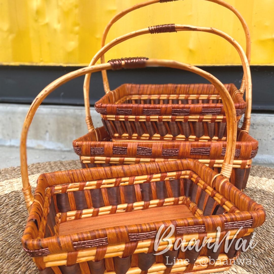 กระเช้า Code-005 VIP ทรงเหลี่ยม