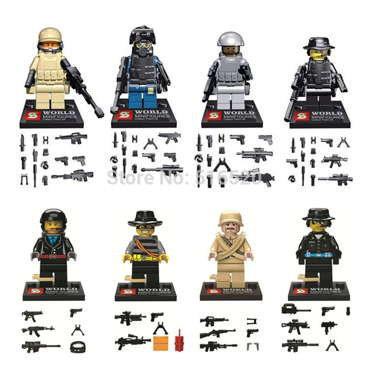 เลโก้จีน SY168 s.w.a.t.
