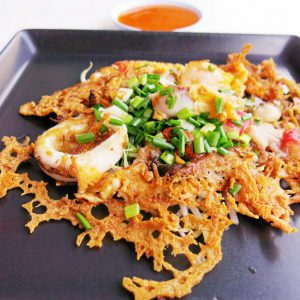 แป้งหอยทอด ตราเหรียญทองคู่ 250 g.Seafood Batter Mix Flour (01-7885)