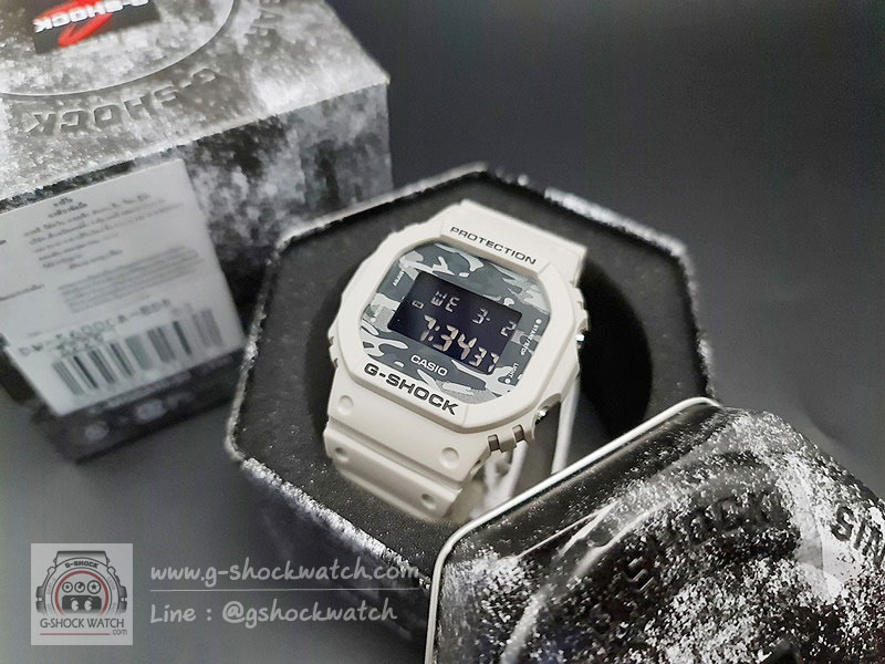 CASIO G-SHOCK นาฬิกาข้อมือ นาฬิกากันน้ำ นาฬิกาของแท้ ประกันศูนย์ CMG 1 ปี รุ่น DW-5600CA-8